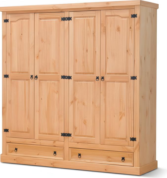 Ebuy24 Kleiderschrank New Mexico (194 x 58 x 196 cm)