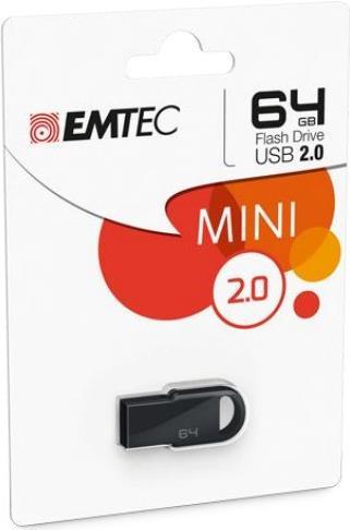 Image du produit Emtec Clé USB D250 Mini 2.0 (64 Go, USB-A)