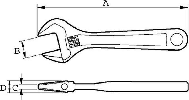 Immagine prodotto Bahco Chiave regolabile HD 30-1.5/8" (77 mm)