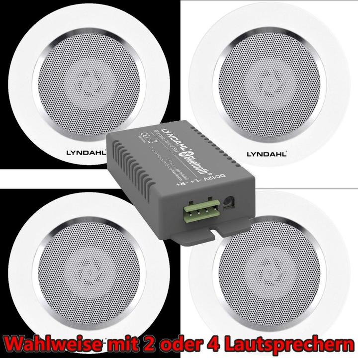 Produktbild Lyndahl 2202LYNCS2AM4 2-Wege Set Einbau-Lautsprecher 8 Ω Weiss 1 Set (Set)