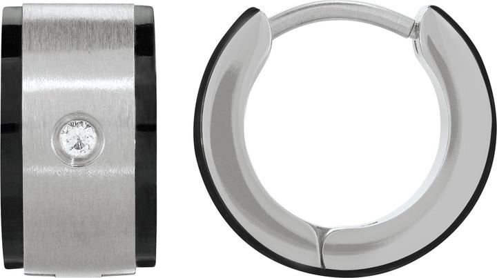 Immagine prodotto Jourdan Boucles d'Oreilles in acier bicolore, zircone (Acciaio)