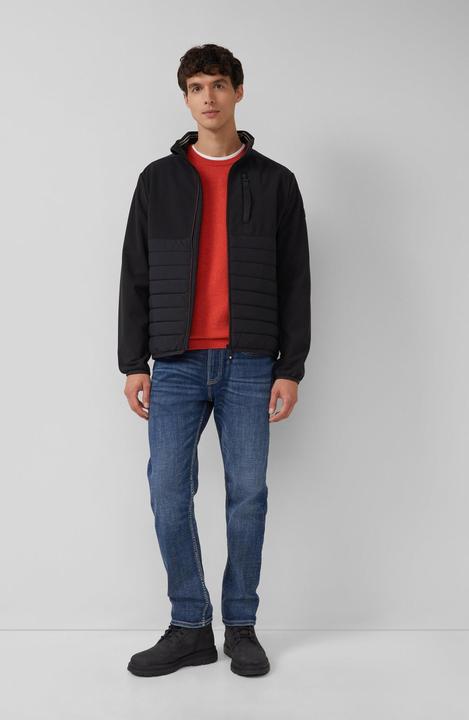 Produktbild s.Oliver Strickpullover Baumwollpullover mit Logo-Stickerei (XL)