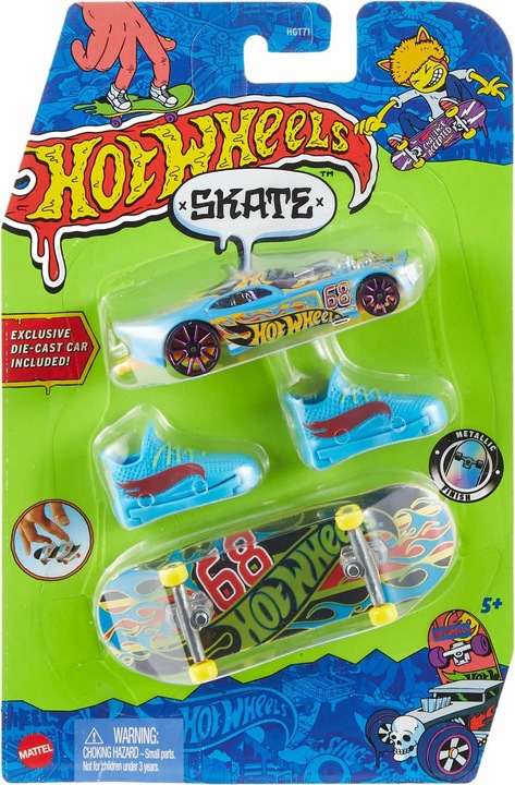 Actual product image Mattel Hot Wheels Skate, Shoes & Car - Tony Hawk Nitro Doorslammer for 5+ Years HNG58