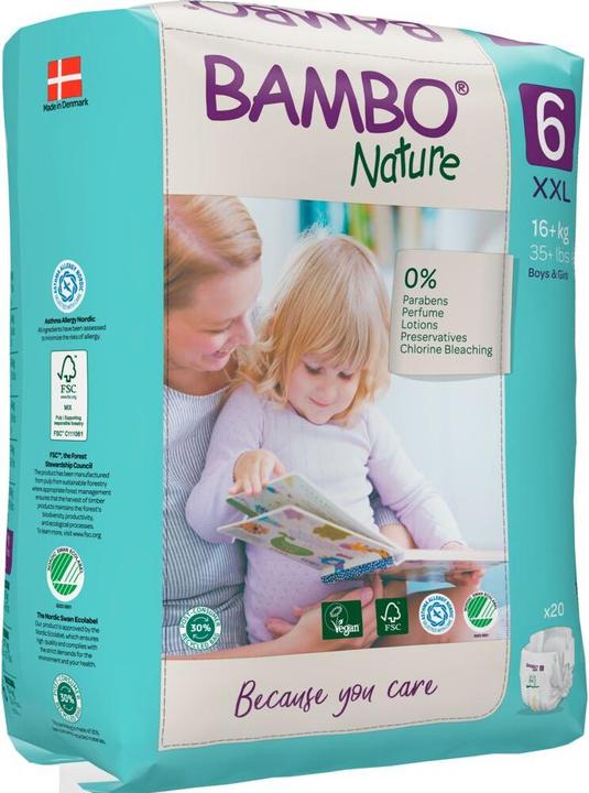 Actual product image Bambo Bio diapers (Size 6, Pack, 20 Piece)
