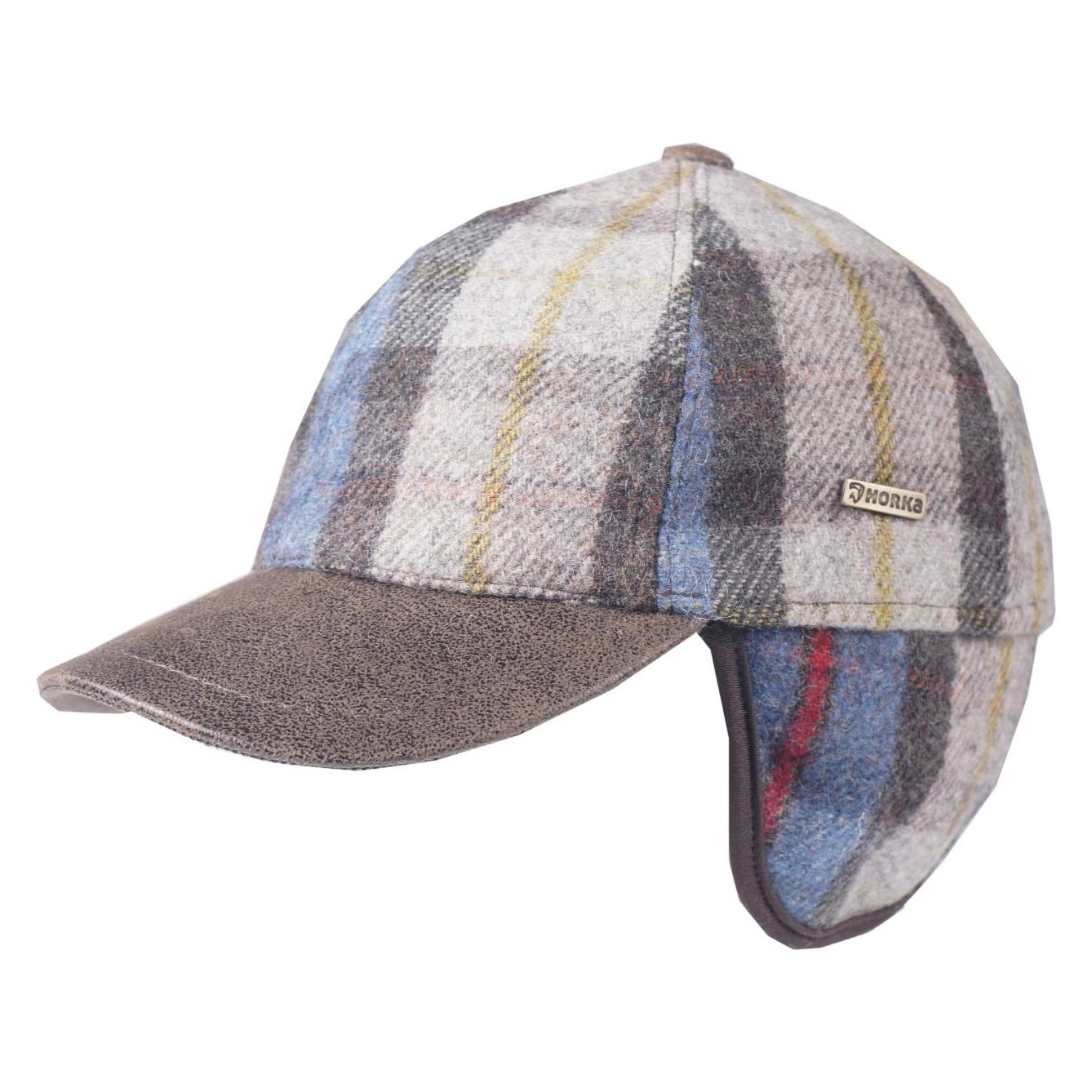 Horka, Damen, Cap, Ruit, Braun, (M)