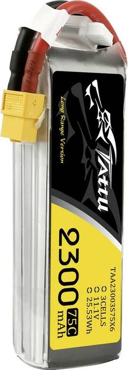 Immagine prodotto Gens Ace Pacco batteria TATTU 2300mAh 11.1V 75C 3S1P Lipo con XT60 (11.10 V, 2300 mAh)