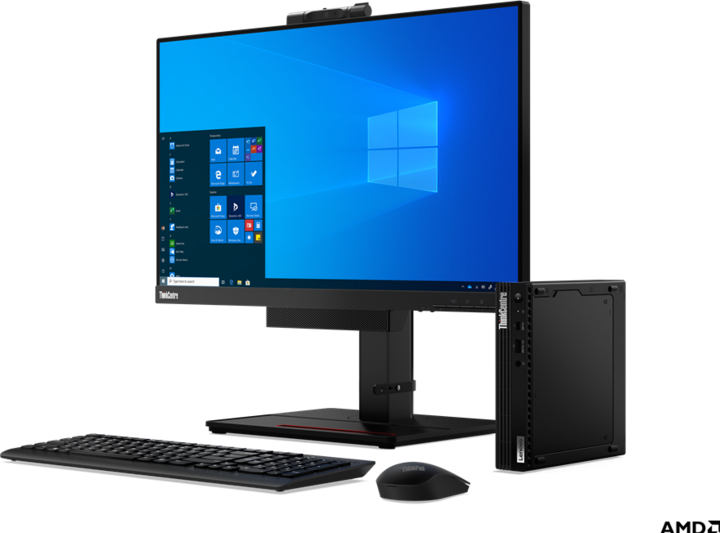 Image du produit Lenovo ThinkCentre M75q Gen 2 (16 Go, 512 Go, AMD Radeon Graphics)