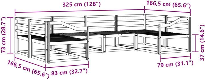 Produktbild vidaXL Outdoor-Sofagarnitur