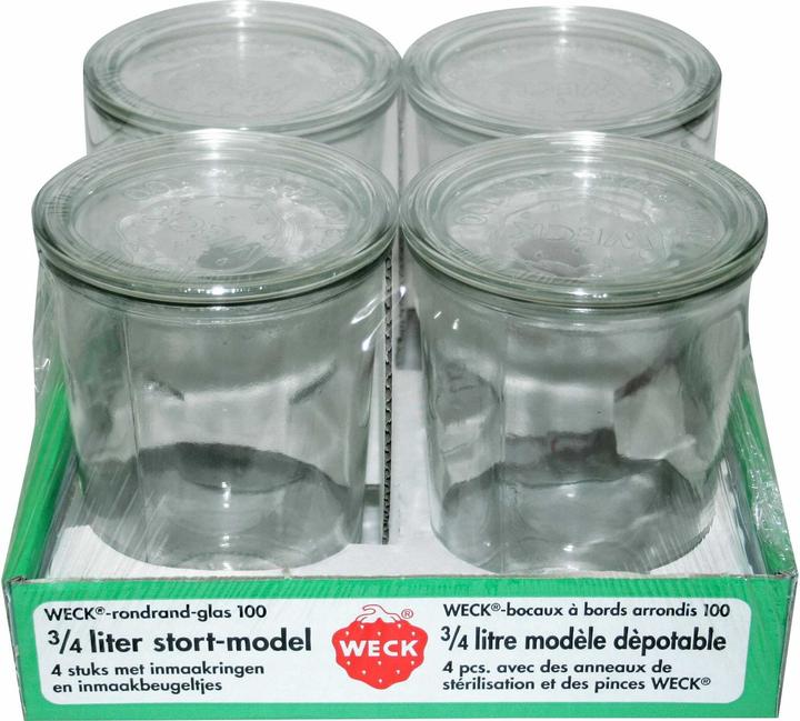 Weck lintel shape (4 pcs., 0.75 l)