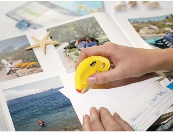 Actual product image UHU Adhesive roller photo yellow