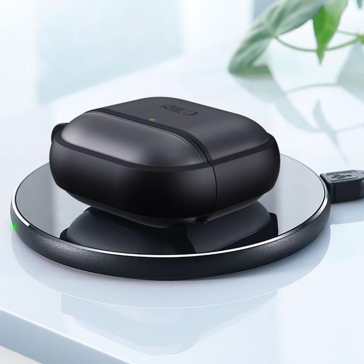 Actual product image Tech-Protect Slim Hook Case for AirPods 4 - Gray (Headphone sleeve)