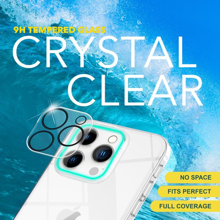Productafbeelding Nalia 2x camera beschermingsglas (2 Stuk, Apple iPhone 16 Pro)