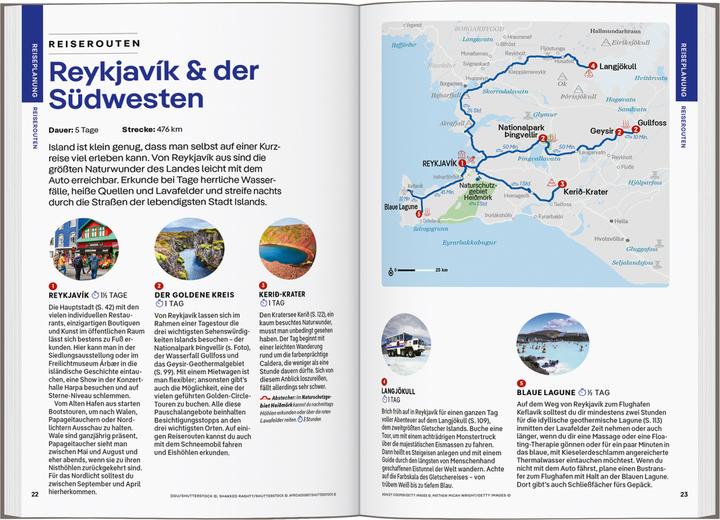 Valeurs nutritives et ingrédients Reiseführer Island (Allemand, Alexis Averbuck, Egill Bjarnason, Meena Thiruvengadam, Eygló Svala Arnarsdóttir, 2024)
