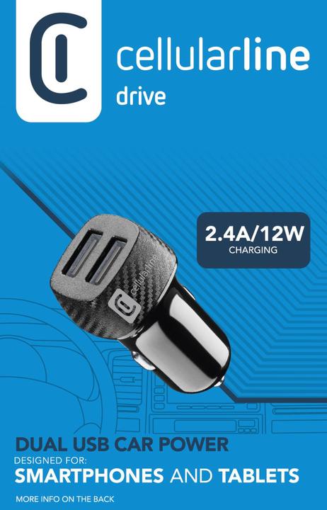 Produktbild Cellularline Car Charger Dual