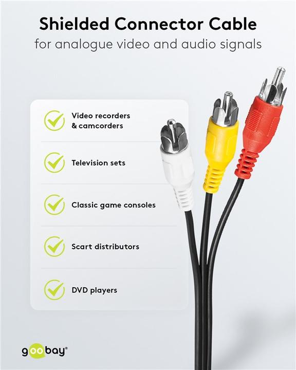 Produktbild Goobay 3in1 (1.50 m, Cinch)