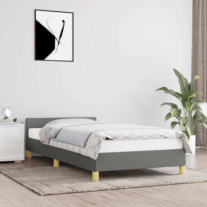 Produktbild vidaXL Bettgestell mit Kopfteil (90 x 200 cm)