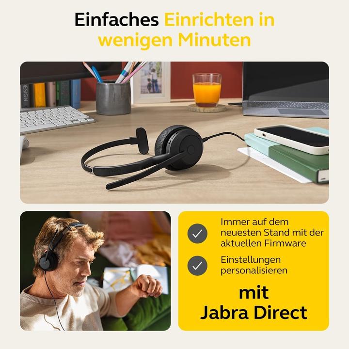 Productafbeelding Jabra Evolve2 50 USB-C UC Mono (Bedraad, USB-C, Microsoft Teams, Zoom)