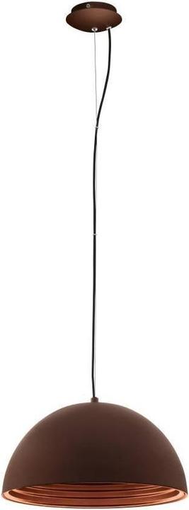 Actual product image EGLO 61974 PANDERAS E27 pendant light Ø400mm Brown, copper