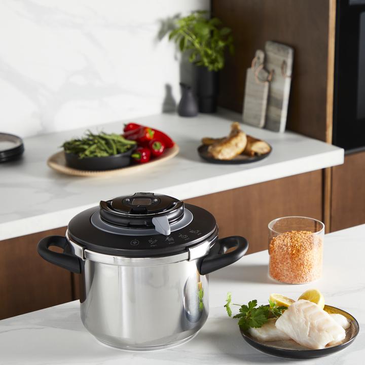 Productafbeelding Tefal Clipso+ Chef 6L Schnellkochtopf (Snelkookpan, Roestvrij staal)