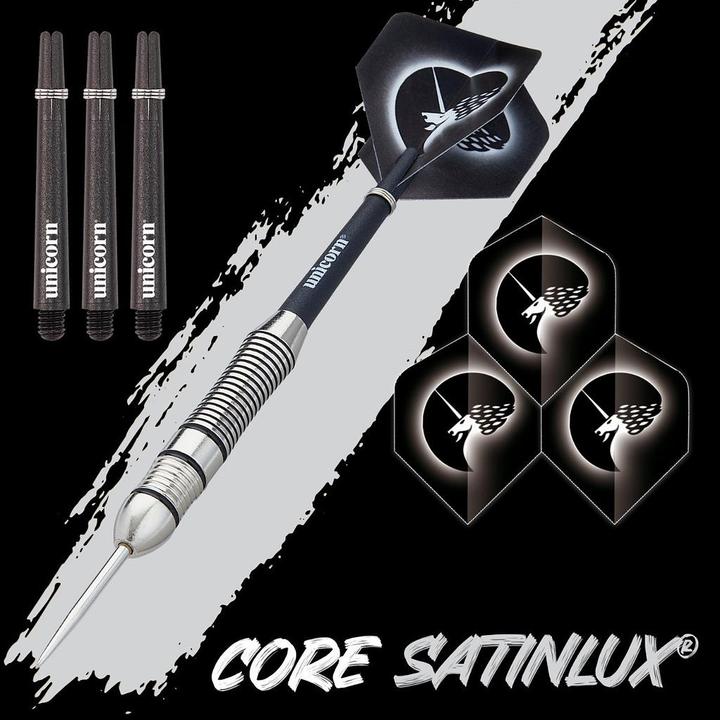 Actual product image Unicorn Core Plus Satinlux Steel Darts 1 set (22 g)