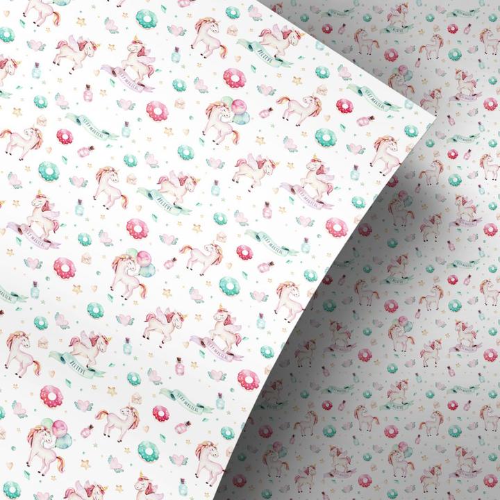 Actual product image Trenddeko Sweet Unicorns - Donuts (100 x 150 cm)