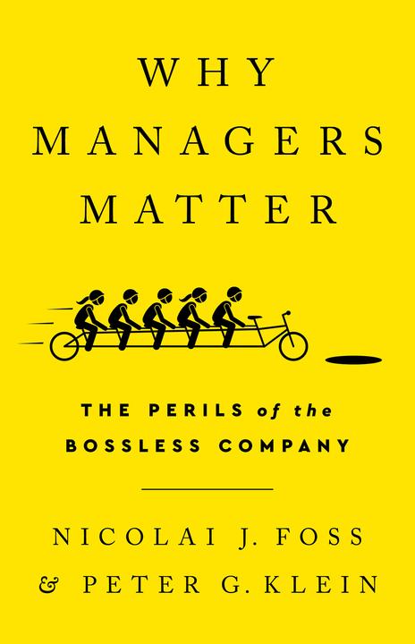 Image du produit Pourquoi les managers comptent (Anglais, Nicolai J Foss, 2022)
