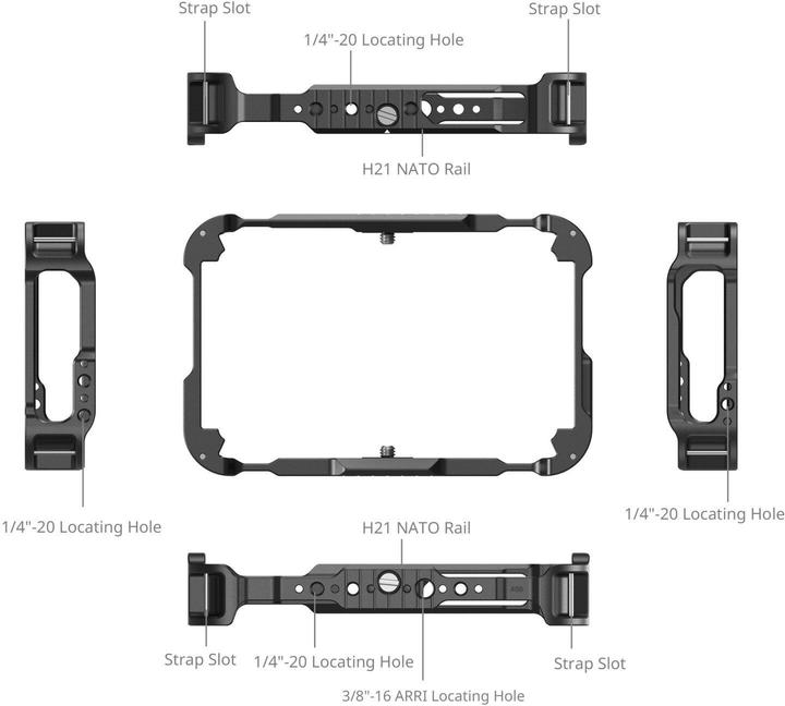 Image du produit SmallRig 5708 Monitor Cage Kit for Atomos Ninja TX (Cage)