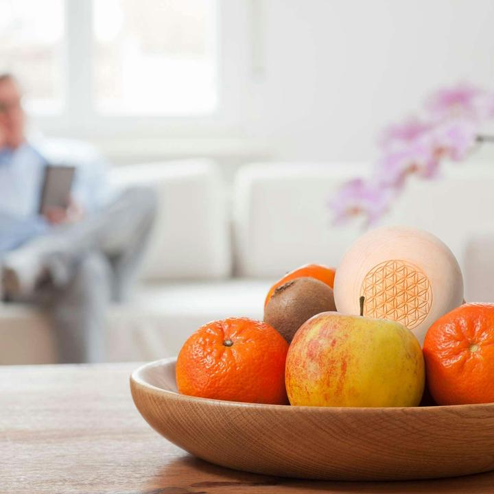 Produktbild ZirbenFamilie ZirbenKugel Blume des Lebens