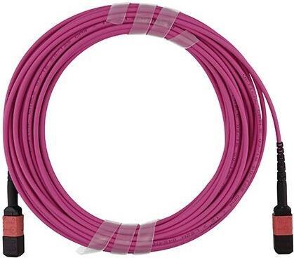 Produktbild BlueOptics Broadcom HE67908QPH-JB001M kompatibles MTP-4xLC Multimode OM4 Patchkabel 1 Meter (1 m)