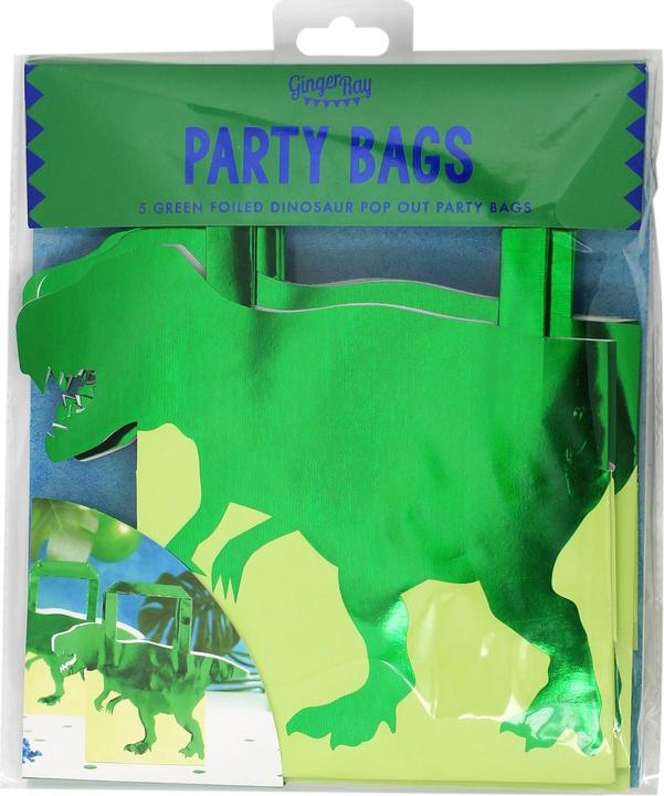 Actual product image Ginger Ray Gift bag - Dino (5pcs) (5 pcs.)
