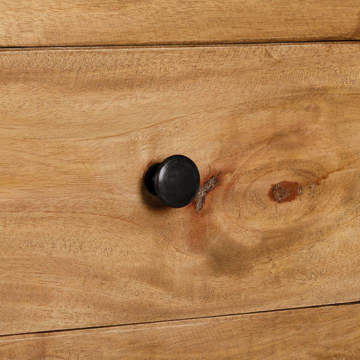 Image du produit IDIMEX Nachttisch TOURNETTE mit Schublade und 2 Körben – Mahagoni