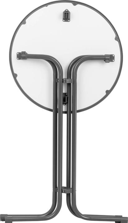 Actual product image Royal Catering Stehtisch klappbar Bistrotisch Bistro Tisch Bartisch Gastro runf Ø 80 cm grau (89 x 80 cm)