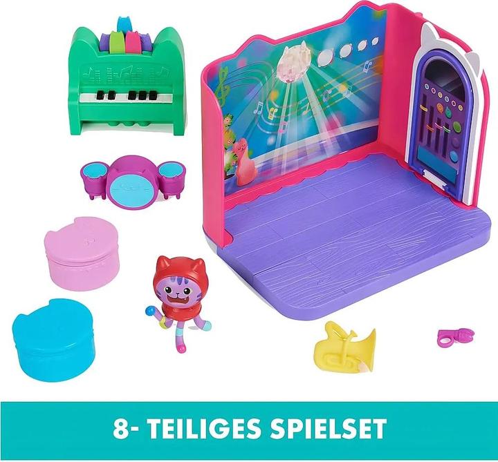 Actual product image Gabby's Dollhouse Deluxe Room DJ Catnip's Music