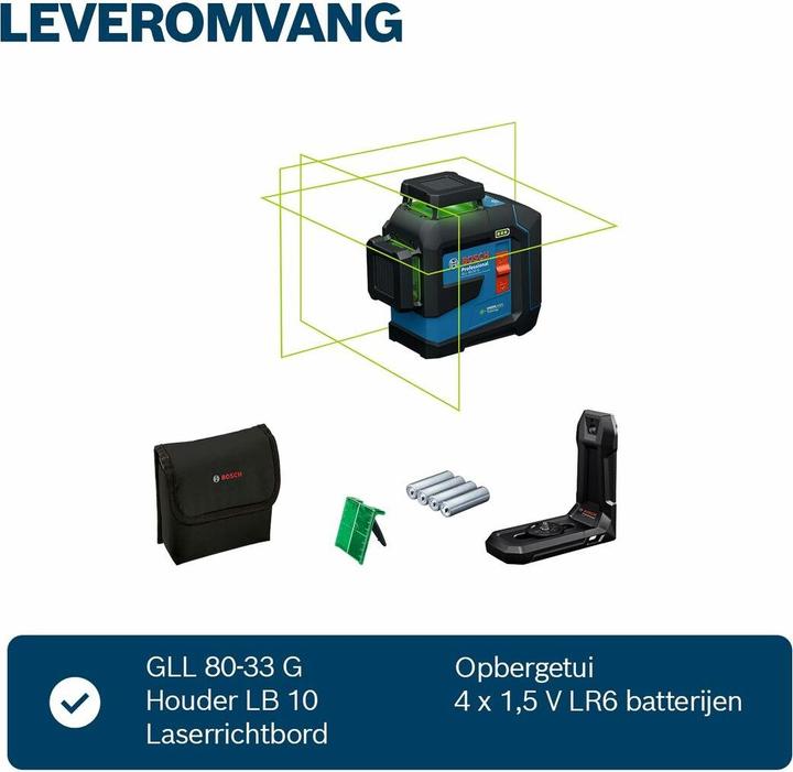 Produktbild Bosch Professional Linienlaser GLL 80-33 G