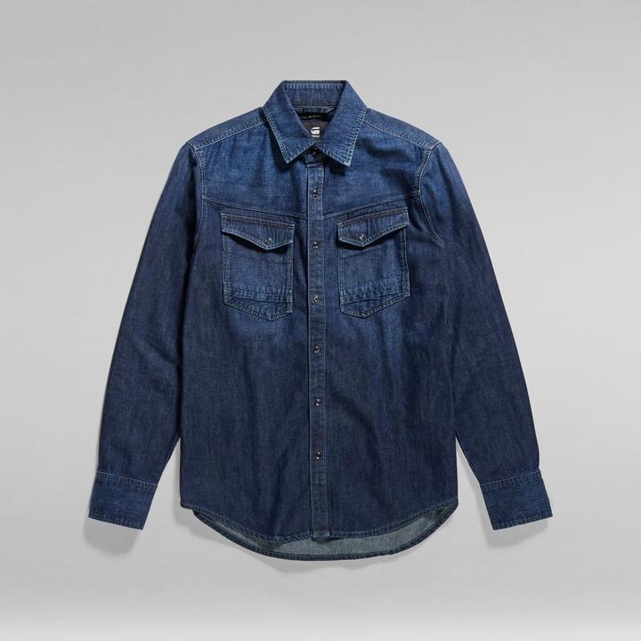 Produktbild G-Star Schmal geschnittenes Jeans-Überhemd (S)
