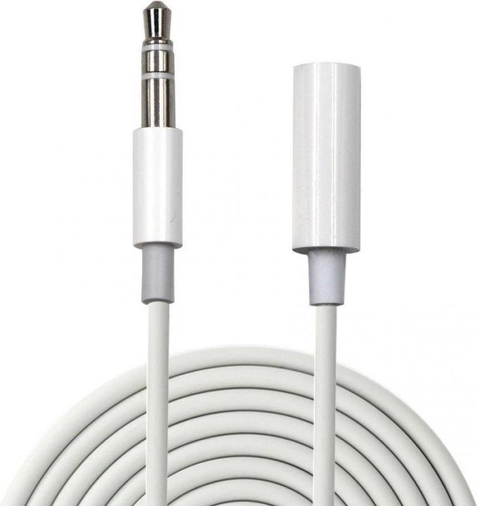 Produktbild PowerGuard Kopfhörer Verlängerungskabel 3.5mm Audio Klinke 3-polig 1m (1 m, 3.5mm Klinke (AUX))