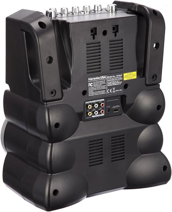 Karaoke USA Karaoke GF843 karaoke system with 2 microphones