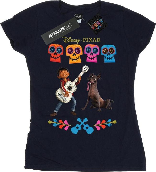 Actual product image Disney Womens/Ladies Coco Miguel Logo Cotton T-Shirt (S)