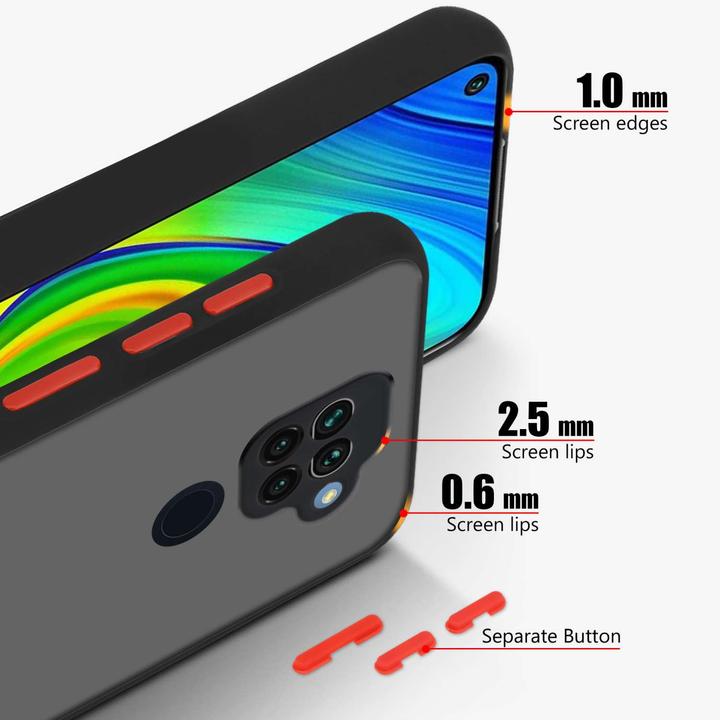 Image du produit Cadorabo Coque pour Xiaomi RedMi NOTE 9 Hybrid Matt (Xiaomi Redmi Note 9)
