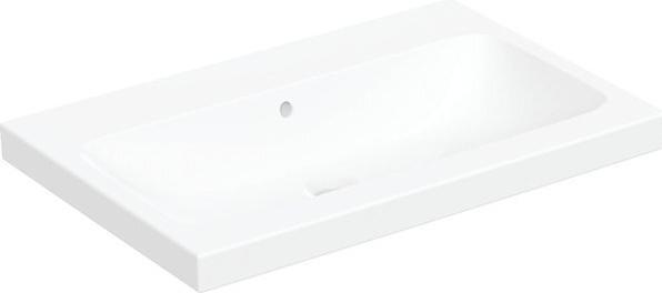 Actual product image Geberit iCon Light countertop washbasin, 75 cm x 48 cm, without tap hole, with overflow,501848 (400 mm, 750 mm)