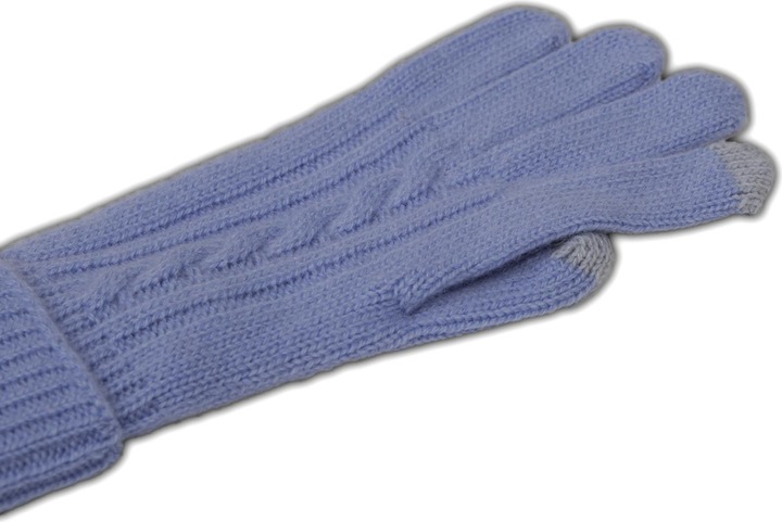 Actual product image Cash-Mere Kaschmir Handschuhe mit Zopfmuster (XL)