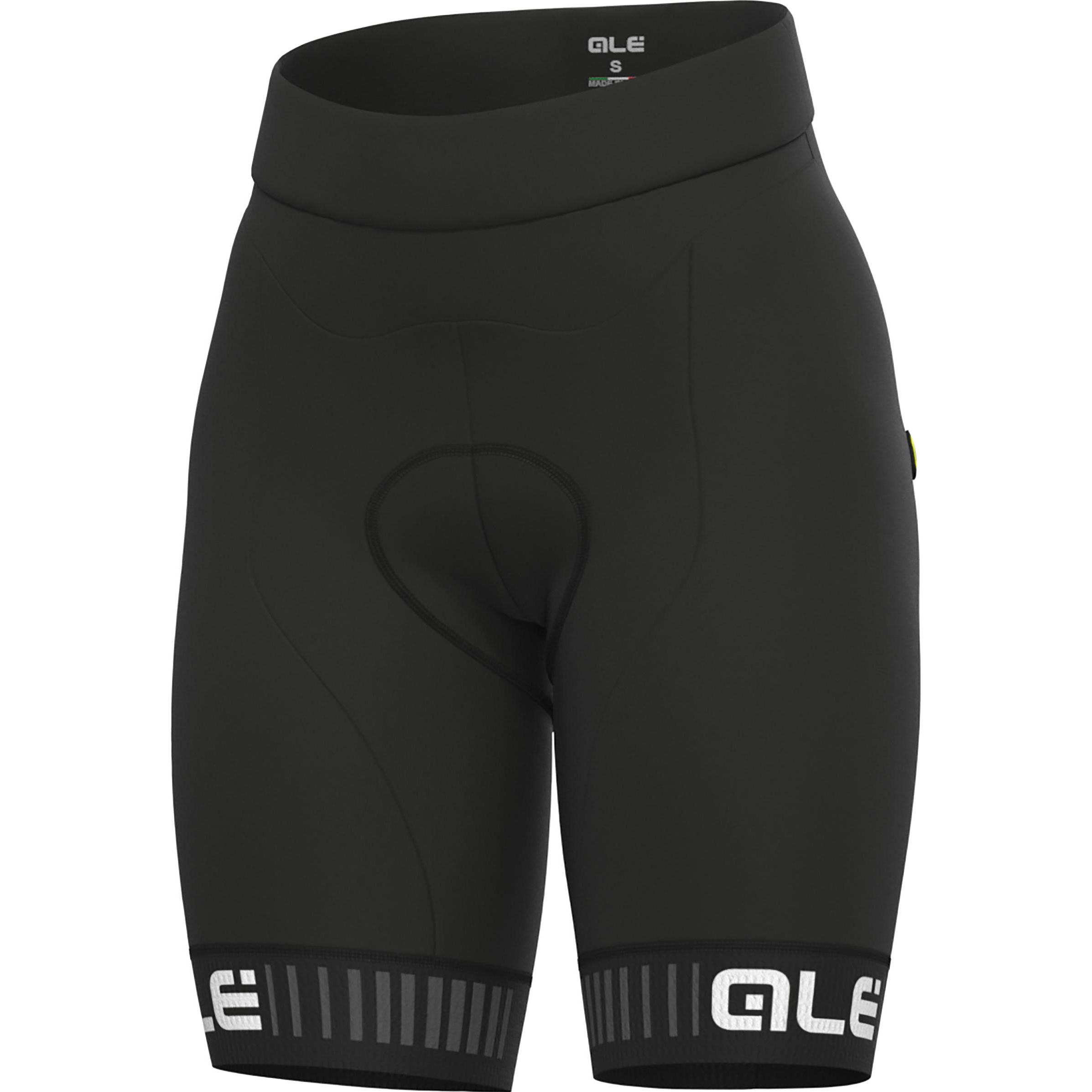 Alé, Damen, Velohosen, Solid Traguardo Shorts (XS), Schwarz, XS