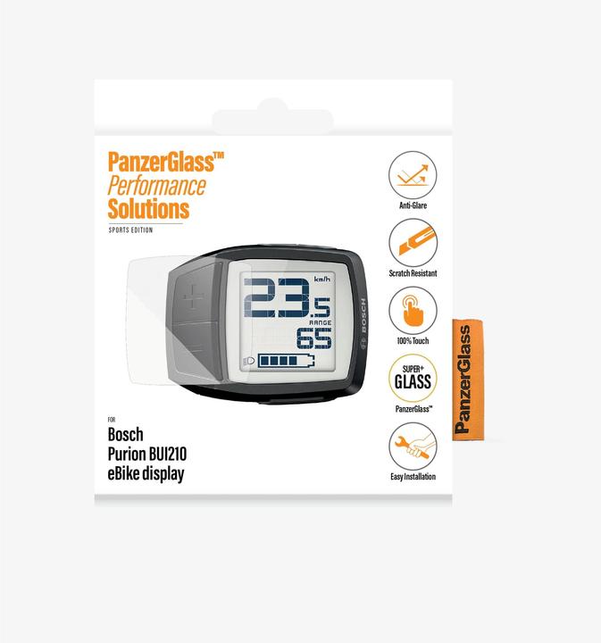 Actual product image PanzerGlass Display protector Anti-Glare for Bosch Intuvia BUI 210 (E-bike display)