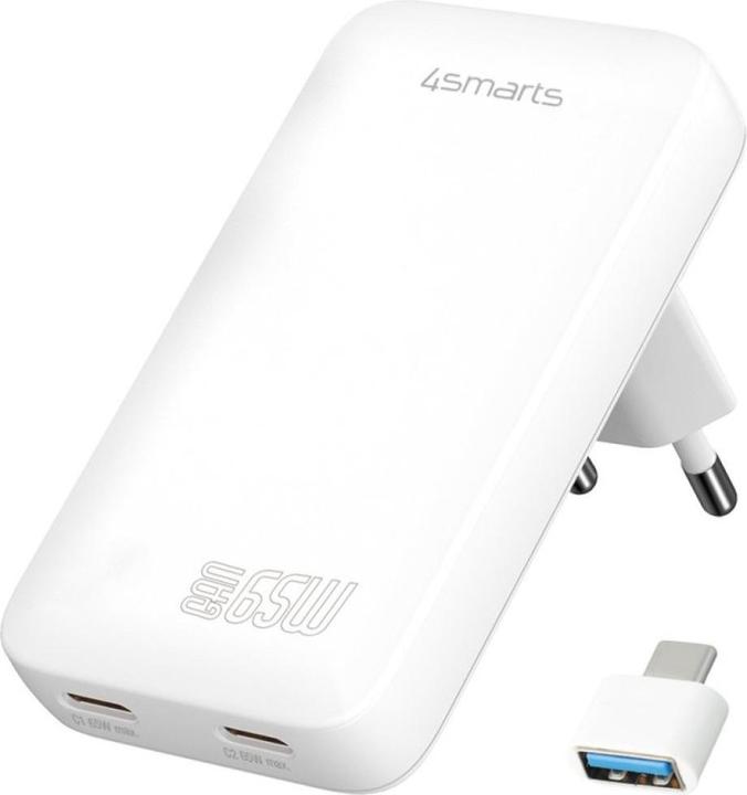 Produktbild 4smarts FlatPlug Slim Dual (65 W, 2 Ports)
