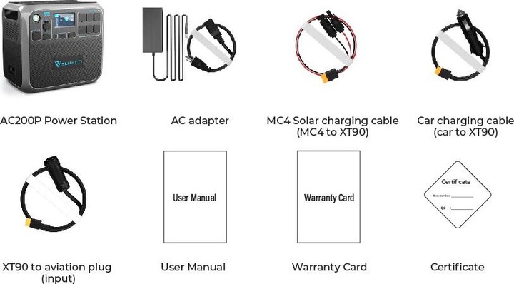 Actual product image Bluetti AC200 Max (2048 Wh, 28.10 kg)