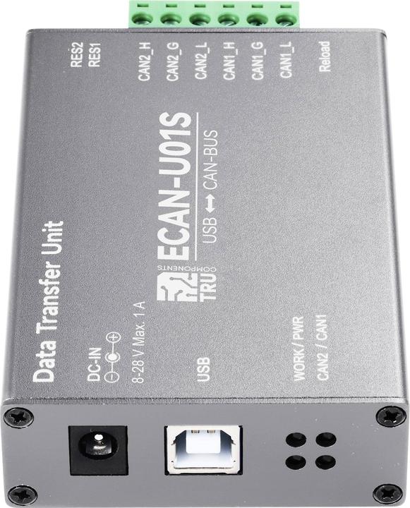 Actual product image Tru Components TC-ECAN-U01S CAN converter USB, CAN bus 1 pc.