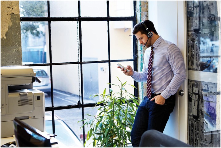 Produktbild Jabra Evolve 65 Duo MS (Kabellos, USB-A)