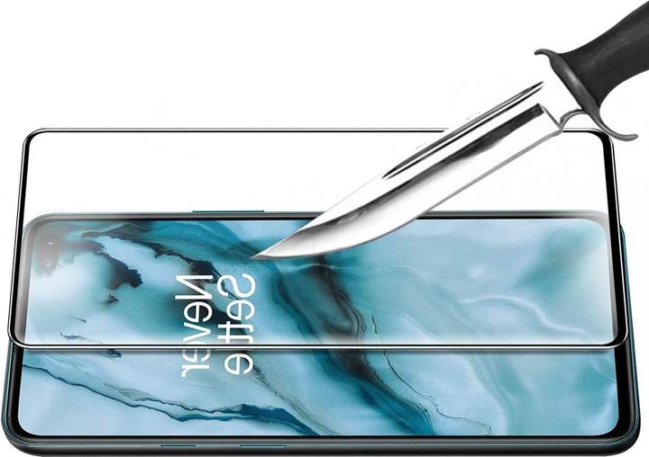 Produktbild Screenguard OnePlus Nord Full Screen Panzerglas Schutzfolie 2.5D 9H (1 Stk., OnePlus Nord)