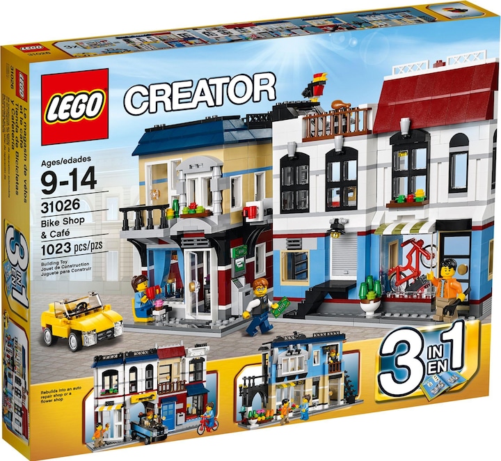 Produktbild LEGO Creator End-Of-Live Set Fahrradladen & Café - 31026 NEU! Teile 1023x (31026)