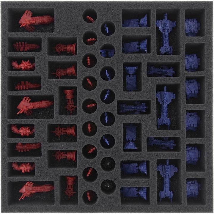 Image du produit Feldherr AFMEDH040BO - 40 mm foam inlay for Warhammer 40000 : Forbidden Worlds - 50 (Matières plastiques)